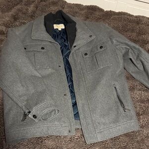 Michael Kors Gray Wool Jacket